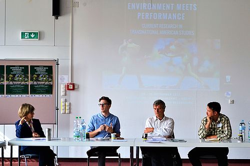 REAF_Conference Environment Meets Performance_28-30 September 2017_Final Discussion with Prof. Dr. Ute Berns _Dr.Leopold Lippert_Prof. Dr. Hubert Zapf_and Prof. Dr. David P. Terry.jpeg