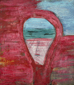 Karl Ballmer, Kopf in Rot (ca. 1930/31) Aargauer Kunsthaus, Aarau / Acquisition 1971 | Foto: Jörg Müller