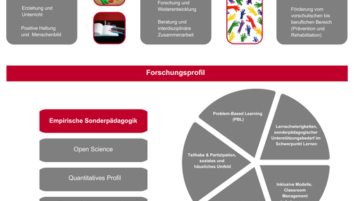 Poster des Lehrstuhls Lernbehindertenpädagogik einschließlich inklusiver Pädagogik