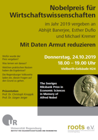 Nobel Lecture 2019 Plakat