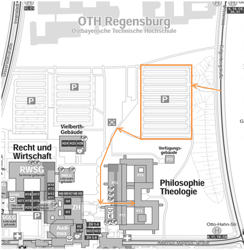 Pt Parkplatz Anfahrt
