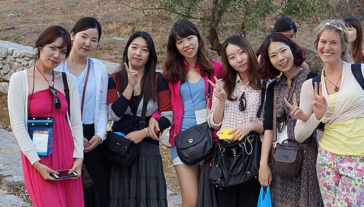 Studentinnen Korea