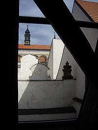 Litomysl Hostel Blick Auf Schloss