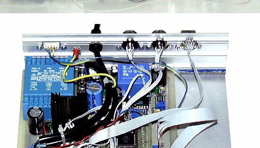 Lasermessanlage Messung an