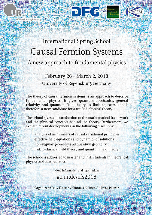 Cfs Spring School 2018 Poster