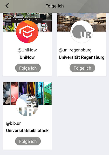 Screenshot Campus App UniNow