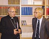 Präsident Prof. Dr. Hebel trifft Bischof Rudolf Voderholzer am Institut Papst Benedikt XVI.