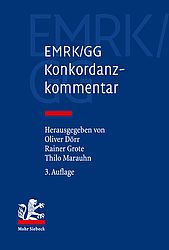 Buchcover EMRK/GG-Konkordanzkommentar