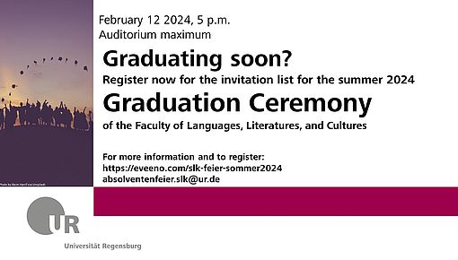 Announcement for graduation ceremony on July 12, 2024