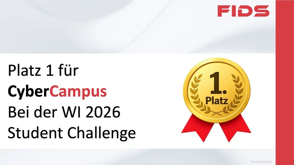 Platz 1 für "CyberCampus" bei der WI 2026 Student challenge