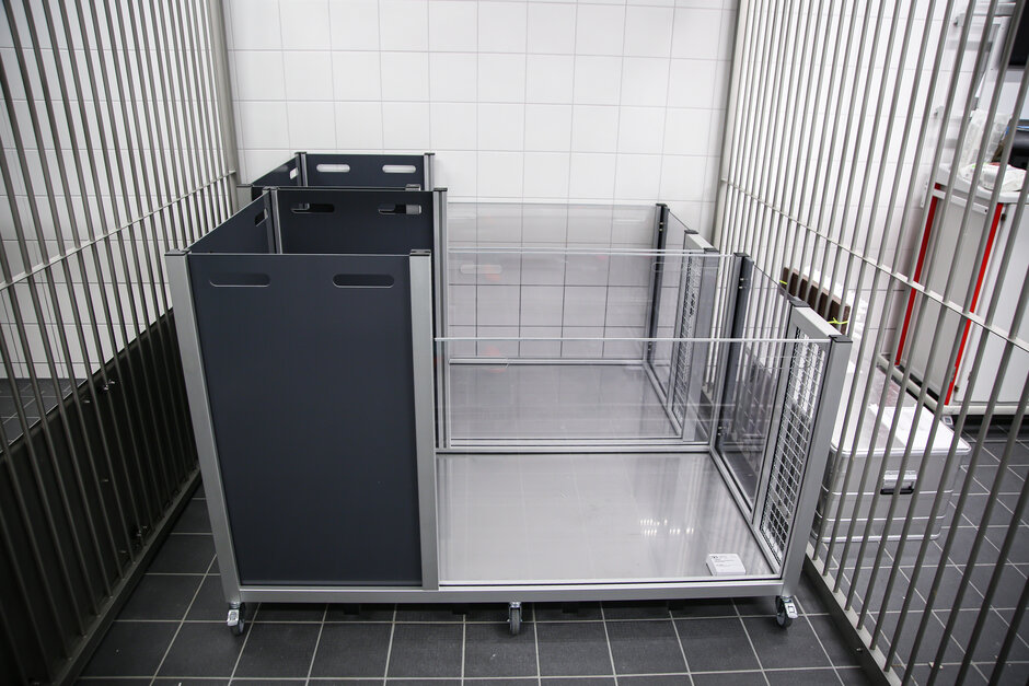 Modularer Kaninchenstall