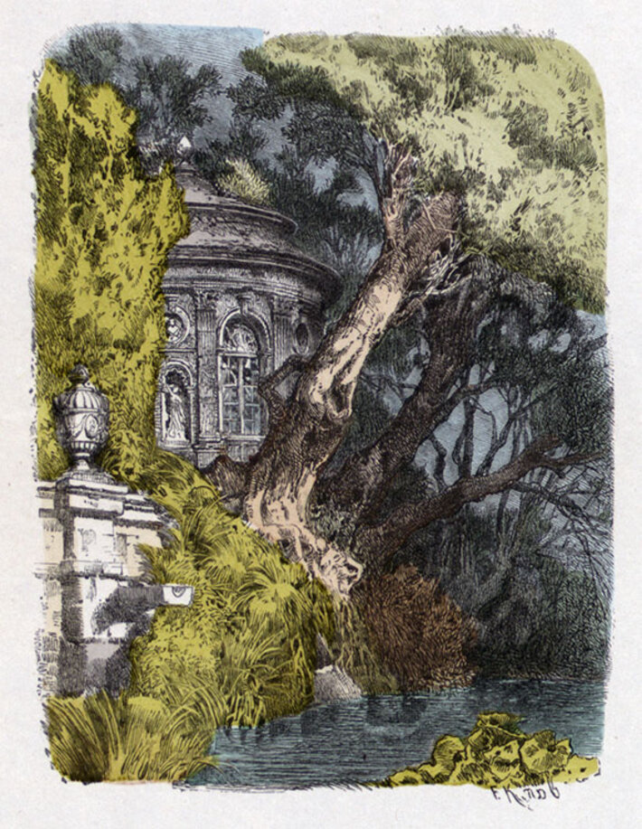Ferdinand Knab: Ein verödeter Park (öffnet Vergrößerung des Bildes)