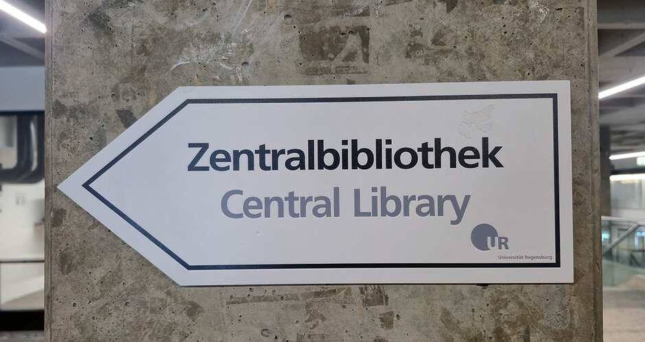 Wegweiser Zentralbibliothek / Central Library