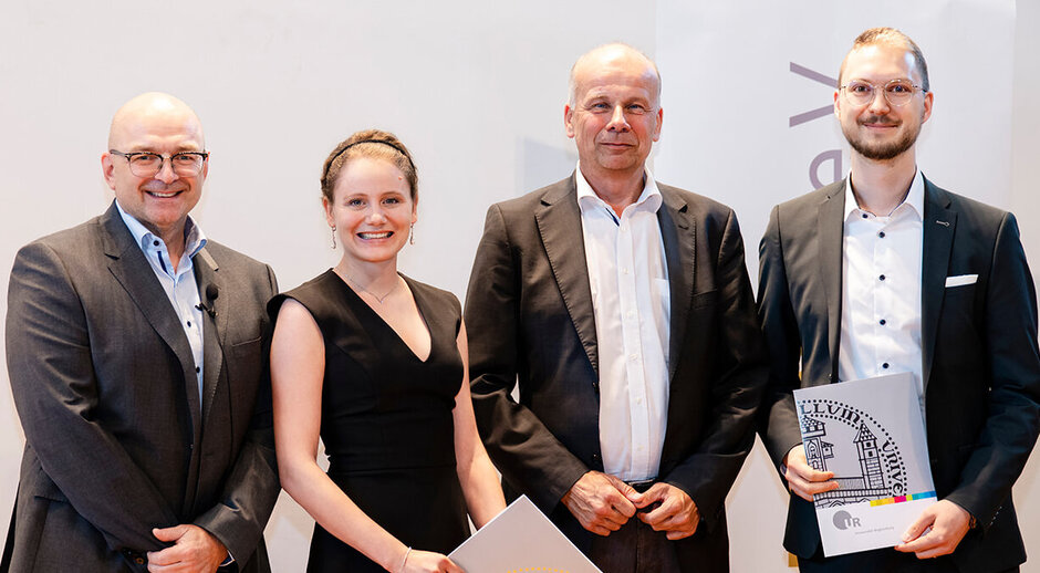 Dr Norbert Meckl, Dr Christine Hofstetter, Prof Dr Klaus Röder (Dean), Dr Matthias Nagl