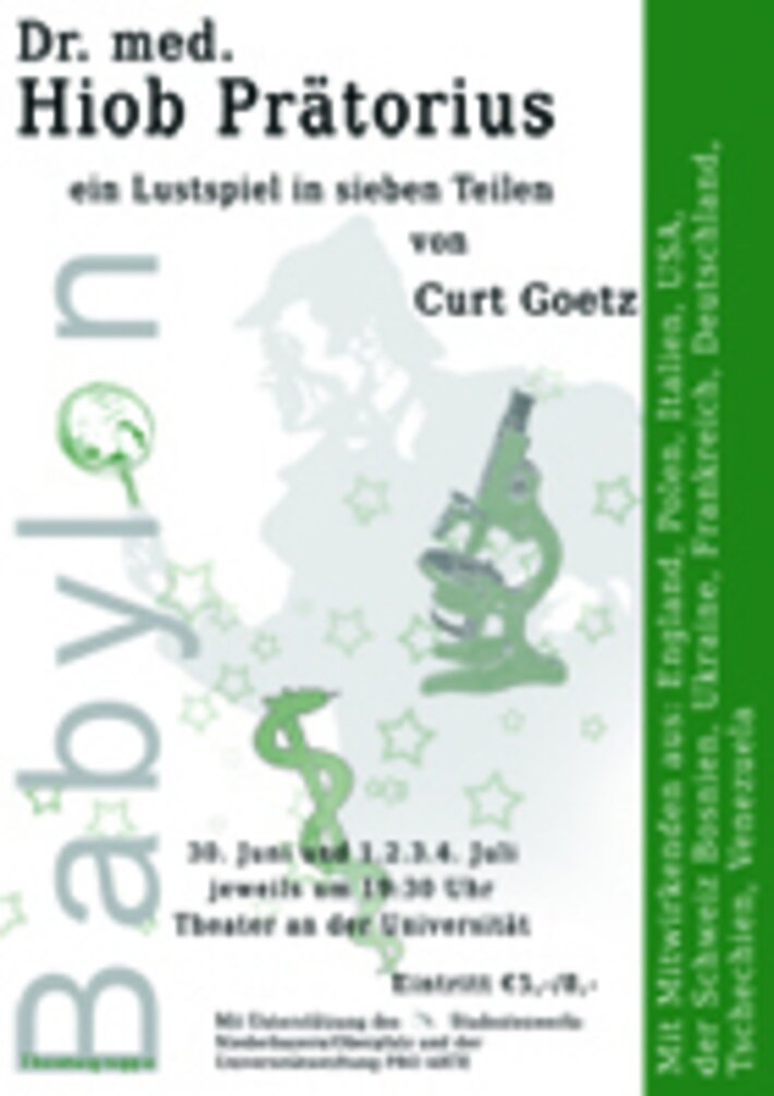 2008-2009: Curt Goetz "Dr. med. Hiob Prätorius"