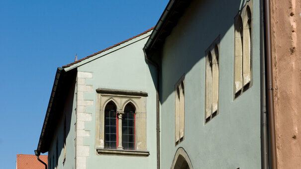 Das Haus der Begegnung, das internationale Gästehäus der Universität, in der Regensburger Altstadt.