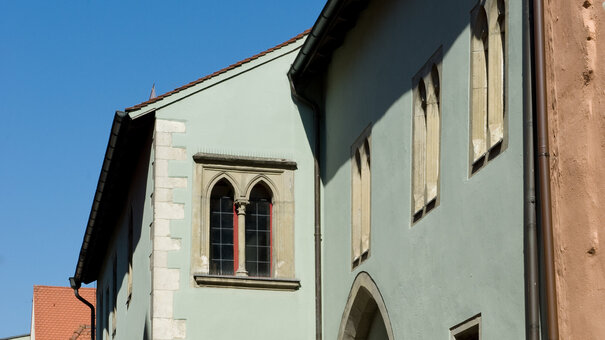 Das Haus der Begegnung, das internationale Gästehäus der Universität, in der Regensburger Altstadt.