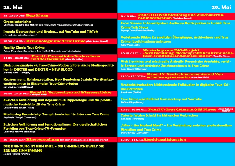 Programm Tagung (öffnet Vergrößerung des Bildes)