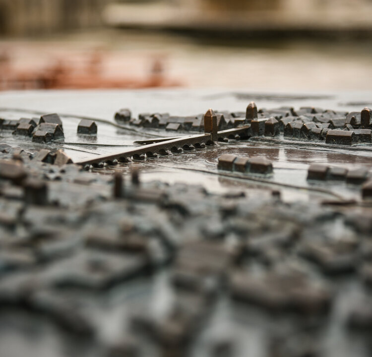 Modell der Regensburger Altstadt um 1700