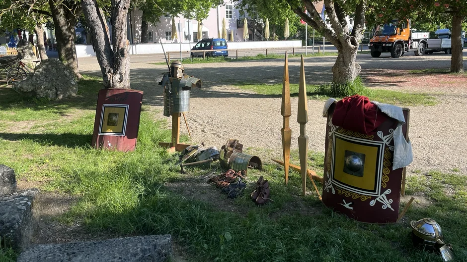 Display didaktischer Legionär (öffnet Vergrößerung des Bildes)