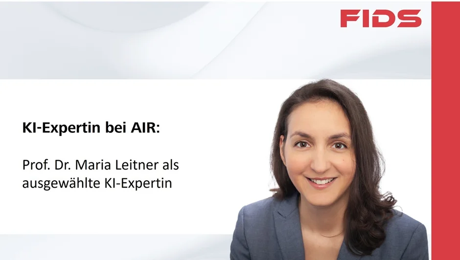 Foto of Prof. Dr. Maria Leitner and title of the event (opens enlarged image)