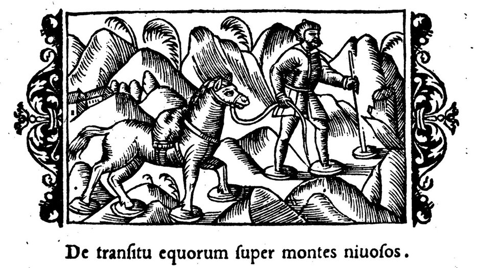 De transitu equorum super montes nivosos (öffnet Vergrößerung des Bildes)