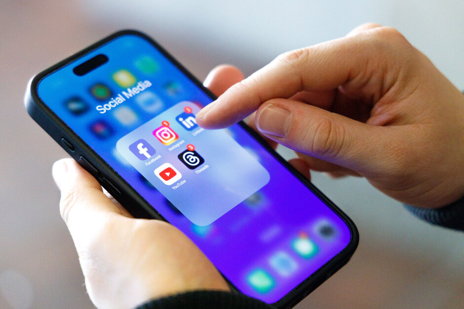 Social Media Apps auf dem Smartphone