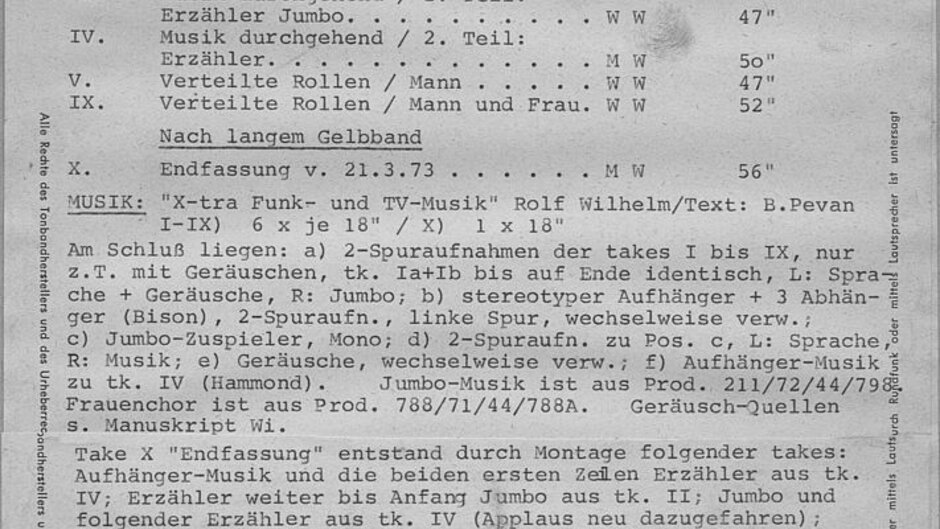 Beschriftung einer Tonbandhülle (öffnet Vergrößerung des Bildes)