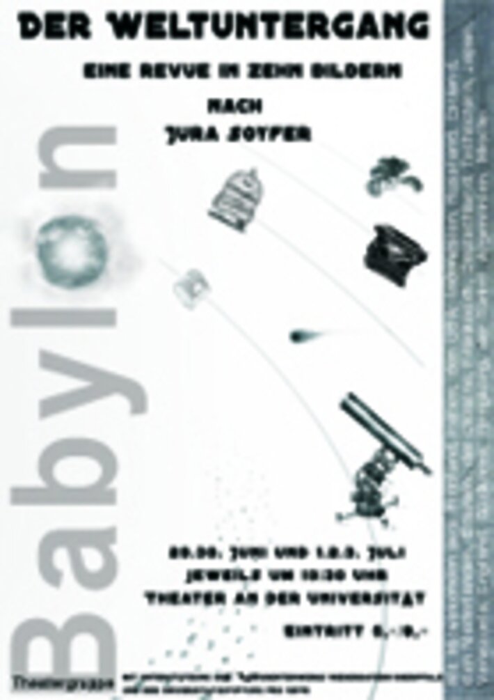 2009-2010: Jura Soyfer "Der Weltuntergang"