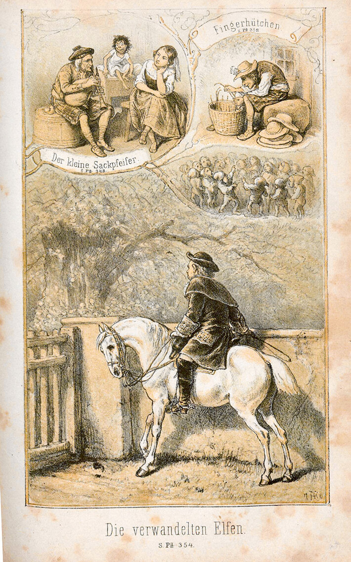 Buchtitel Friedric Hobirk. Mann auf weißem Pferd (öffnet Vergrößerung des Bildes)