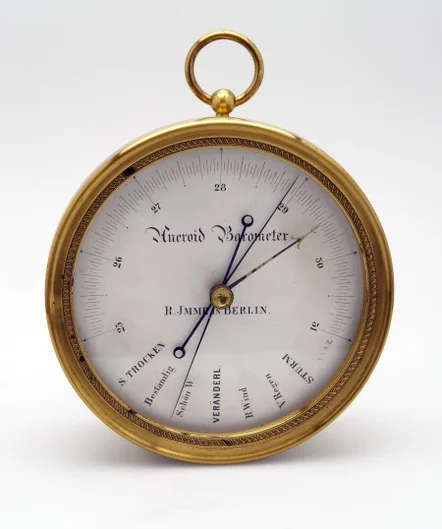 Aneroidbarometer, 1858 (öffnet Vergrößerung des Bildes)