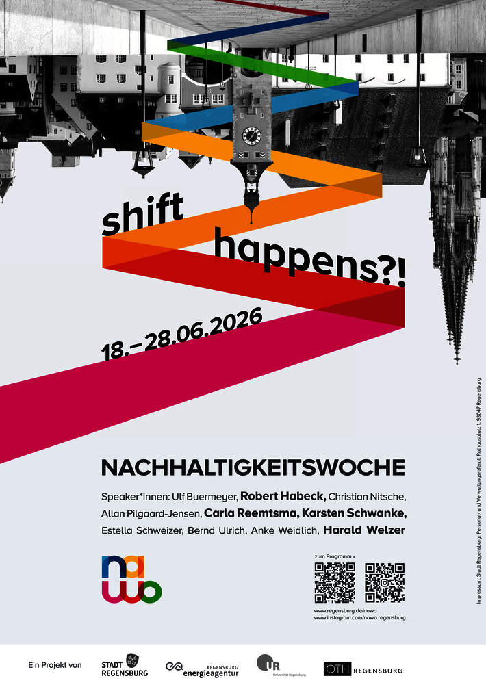 Plakat Nachhaltigkeitswoche 2026 (öffnet Vergrößerung des Bildes)