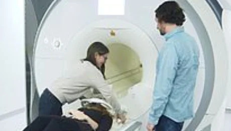 Examination situation in the MRI room