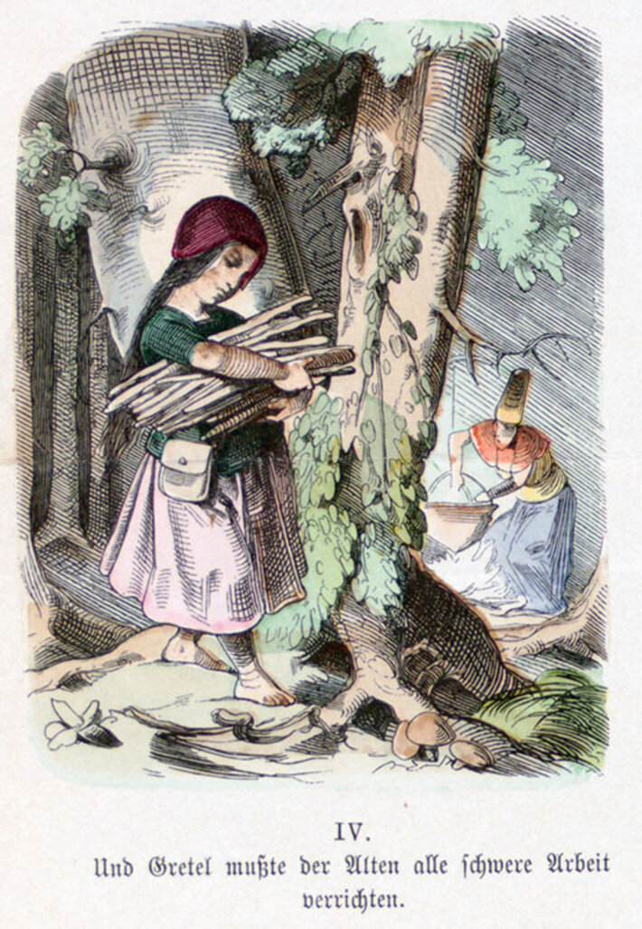 Ignaz Stölzle: Hänsel und Gretel (öffnet Vergrößerung des Bildes)
