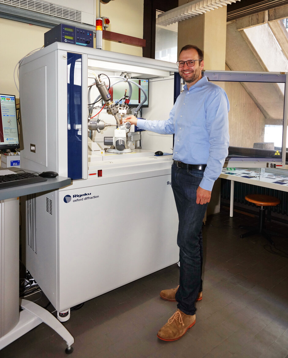 Dr. Michael Bodensteiner in his lab