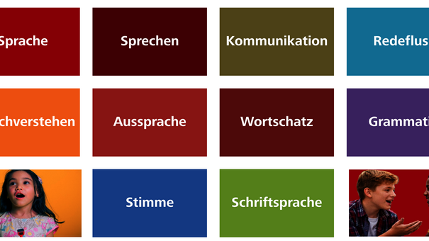 Überblick über verschiedene Bereiche von Kommunikations- und Sprachbeeinträchtigungen