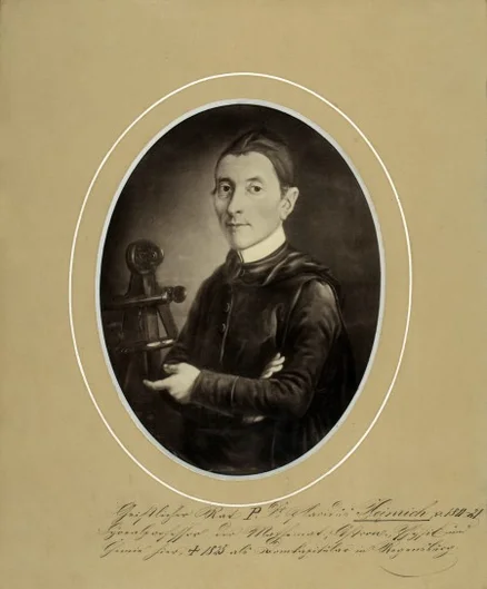 Placidus Heinrich, retuschierte Photographie nach einem Ölgemälde (öffnet Vergrößerung des Bildes)