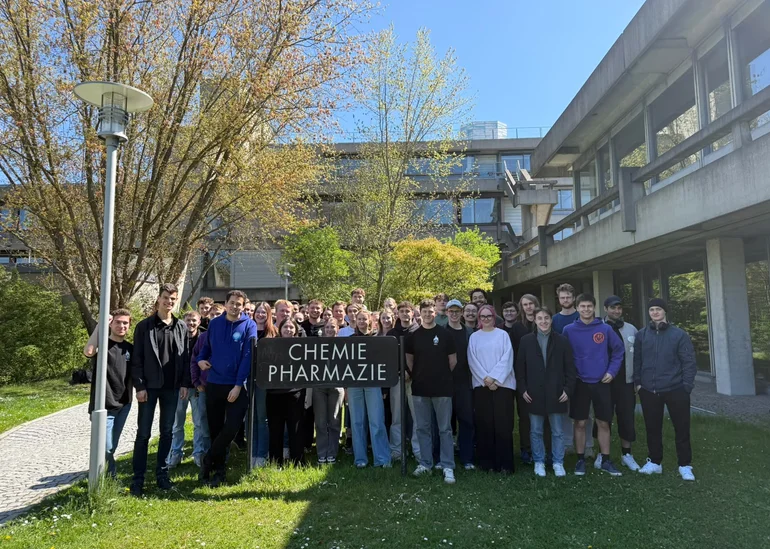 Gruppenbild der Mitglieder der Fachschaft Chemie