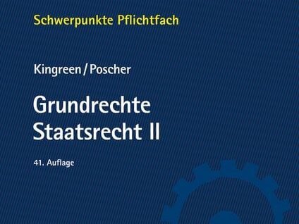 Das Cover der 41. Auflage des Grundrechtelehrbuchs