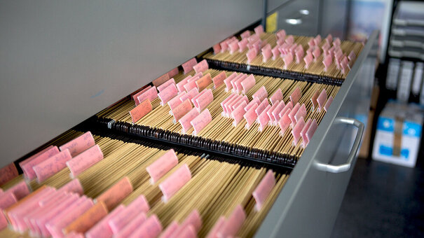 Aktenschrank an der Uni Regensburg