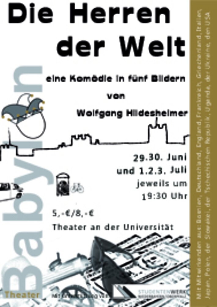 2014-2015: Wolfgang Hildesheimer: "Die Herren der Welt"