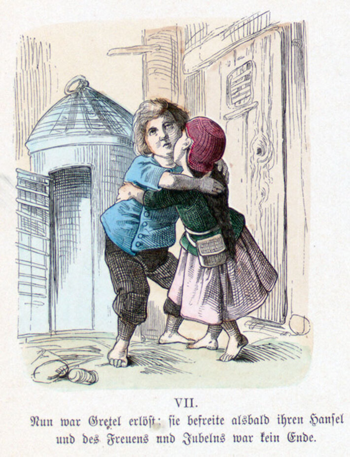 Ignaz Stölzle: Hänsel und Gretel (öffnet Vergrößerung des Bildes)