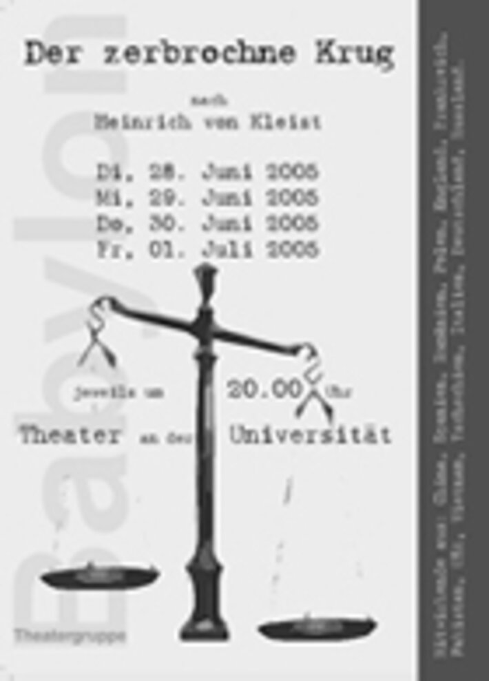 2004-2005: Heinrich von Kleist "Der zerbrochne Krug"