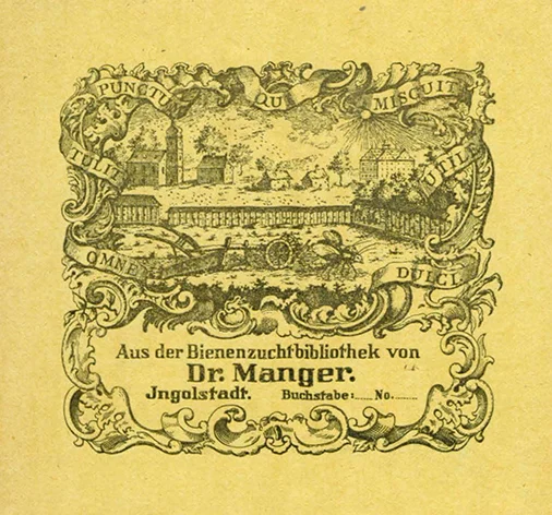 Exlibris Manger (öffnet Vergrößerung des Bildes)