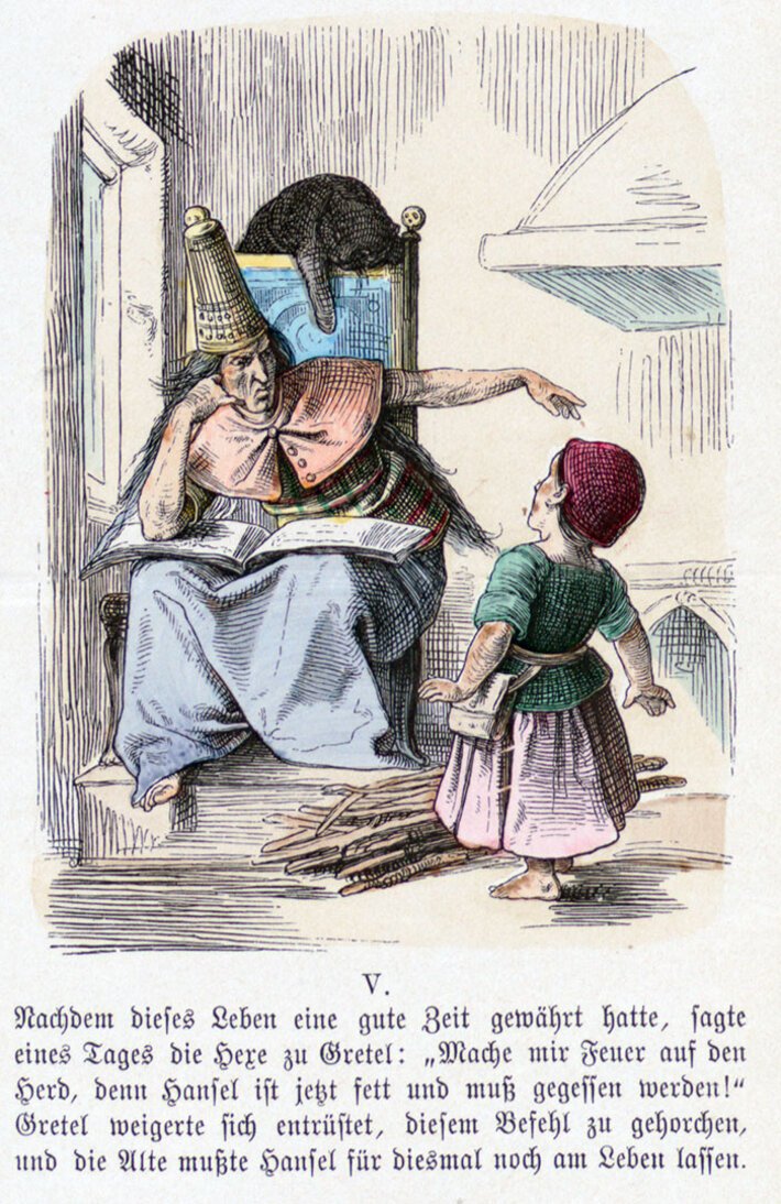 Ignaz Stölzle: Hänsel und Gretel (öffnet Vergrößerung des Bildes)