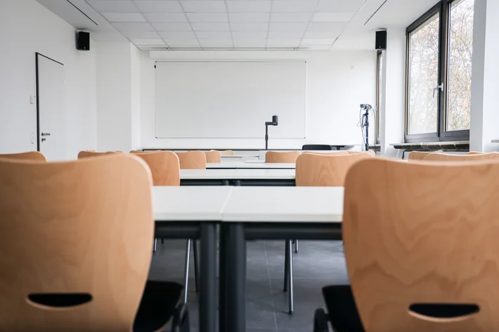 A seminar room in the FIDS building (opens enlarged image)