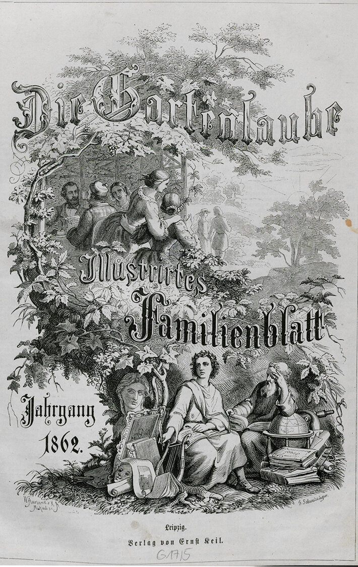 Buchtitel Die Gartenlaube (öffnet Vergrößerung des Bildes)