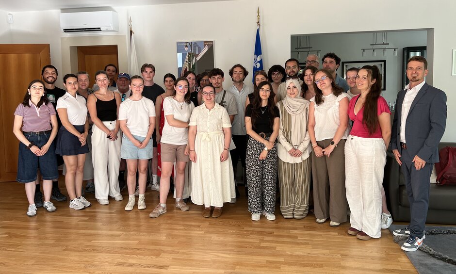 Projekt Deutsch-Französische Studien 2026. Besuch in der Délégation du Québec à Munich