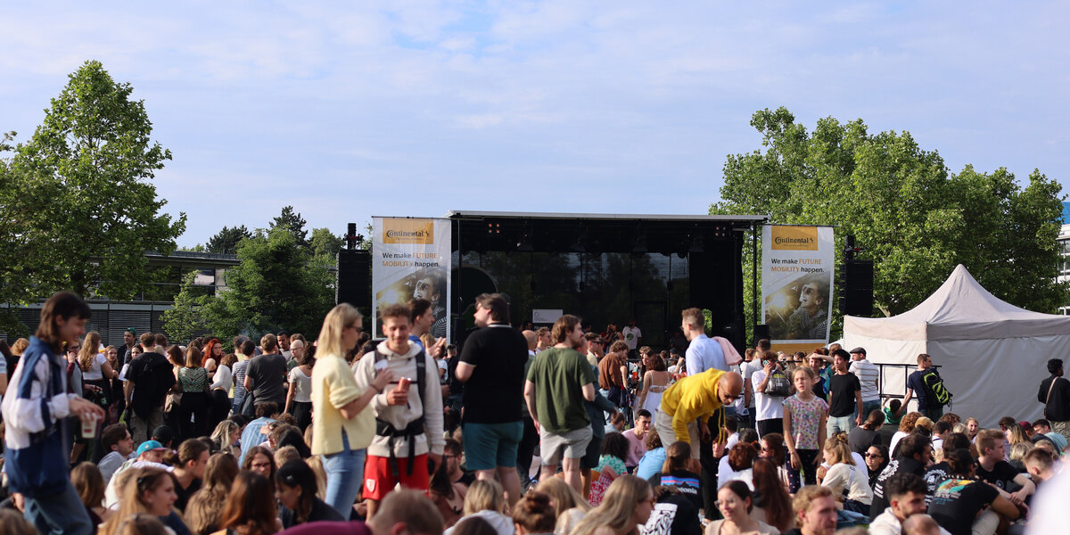 Festival "Campusfest" am Campus von Uni Regensburg und OTH