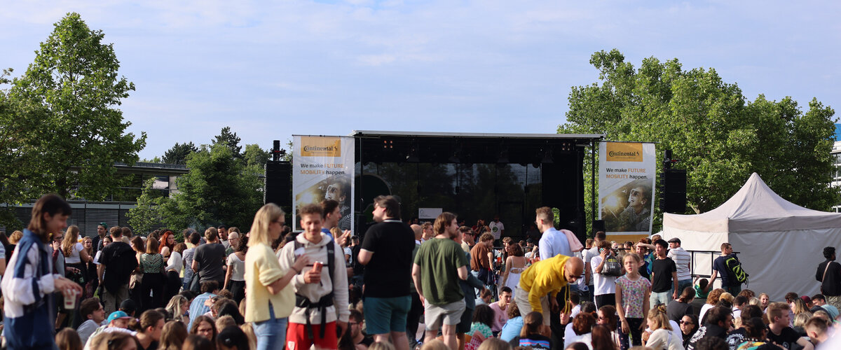 Festival "Campusfest" am Campus von Uni Regensburg und OTH